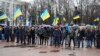 Митинг в поддержку единства Украины в Луганске, 13 апреля 2014