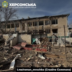 Влучання КАБ на територію дитячого садка в Херсоні. 9 січня 2025 року