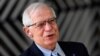 EU foreign policy chief Josep Borrell at a meeting of the bloc's defense ministers in Brussels on May 6. 