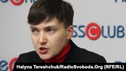 Член Верховной Рады Украины Надежда Савченко. 