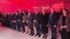 Përfaqësues të partive shqiptare në tubimin e “Koalicionit Shqiptar” në Samolicë. Tetor, 2026.