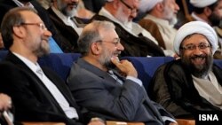 از راست: صادق، محمدجواد و علی لاریجانی