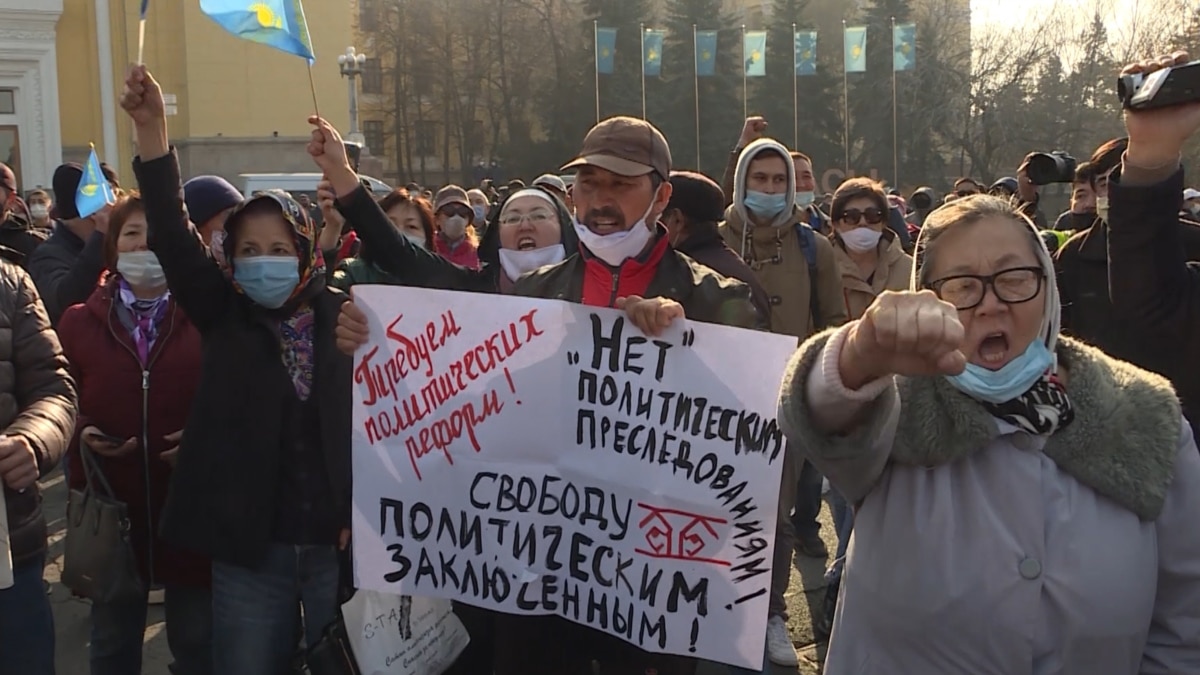 Hundreds Attend Rare Protest In Kazakhstan