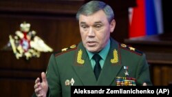 Начальник Генштаба Вооруженных сил России, заместитель министра обороны РФ Валерий Герасимов 