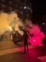 Belgrade, SERBIA - Students celebrate the win on elections 