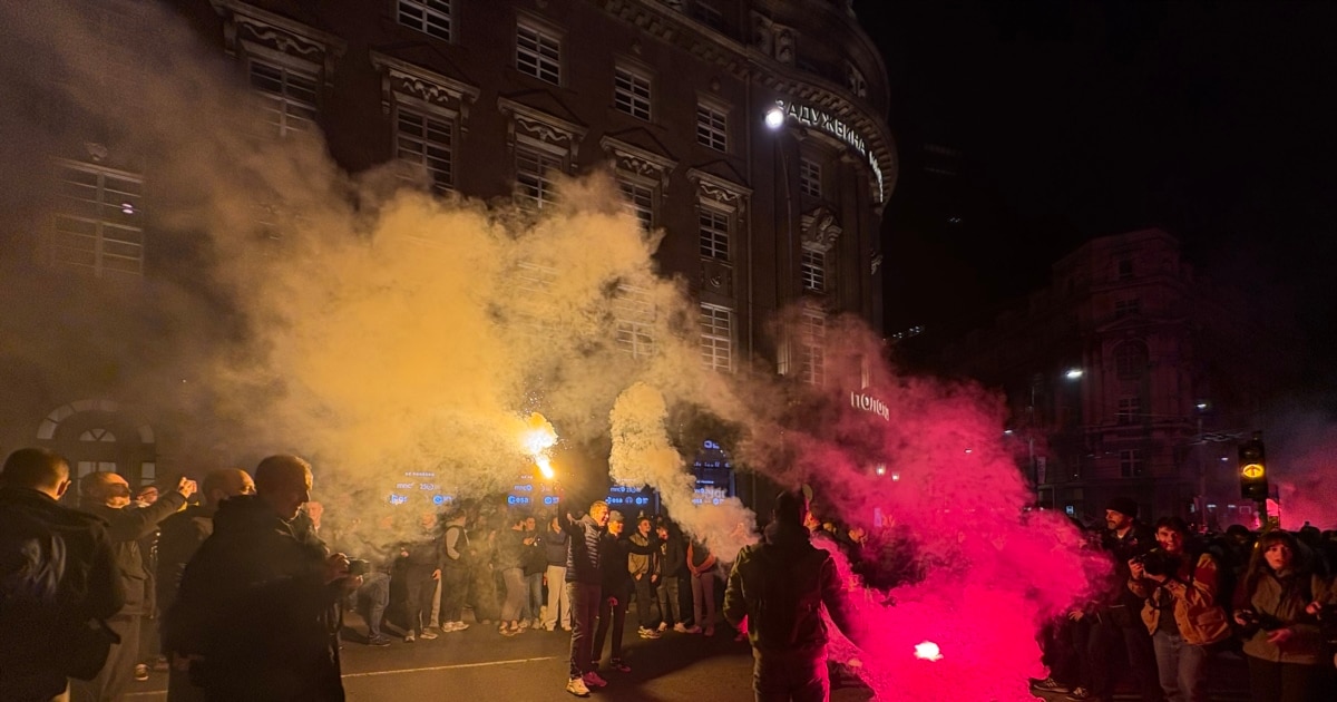 Festime në qytetet e Serbisë për fitoren e Listës Studentore në zgjedhje