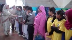 په پېښور کې د نجونو والیبال پای لوبه