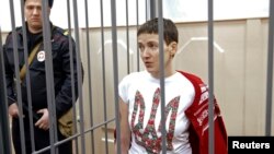 Надія Савченко в суді, Москва, 10 лютого 2015 року