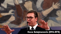 Predsednik Srbije Aleksandar Vučić, Beograd