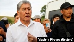 Kyrgyz ex-President Almazbek Atambaev (file photo)