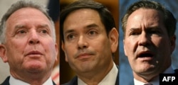 Colaj foto, de la stânga la dreapta: Steve Witkoff, Marco Rubio, Mike Waltz