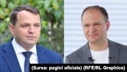 De la dreapta la stânga: Ion Ceban (PSRM) şi Andrei Năstase (Blocul ACUM), câştigătorii primului tur al alegerilor locale pentru funcţia de primar al municipiului Chişinău (Sursa: pagini oficiale)