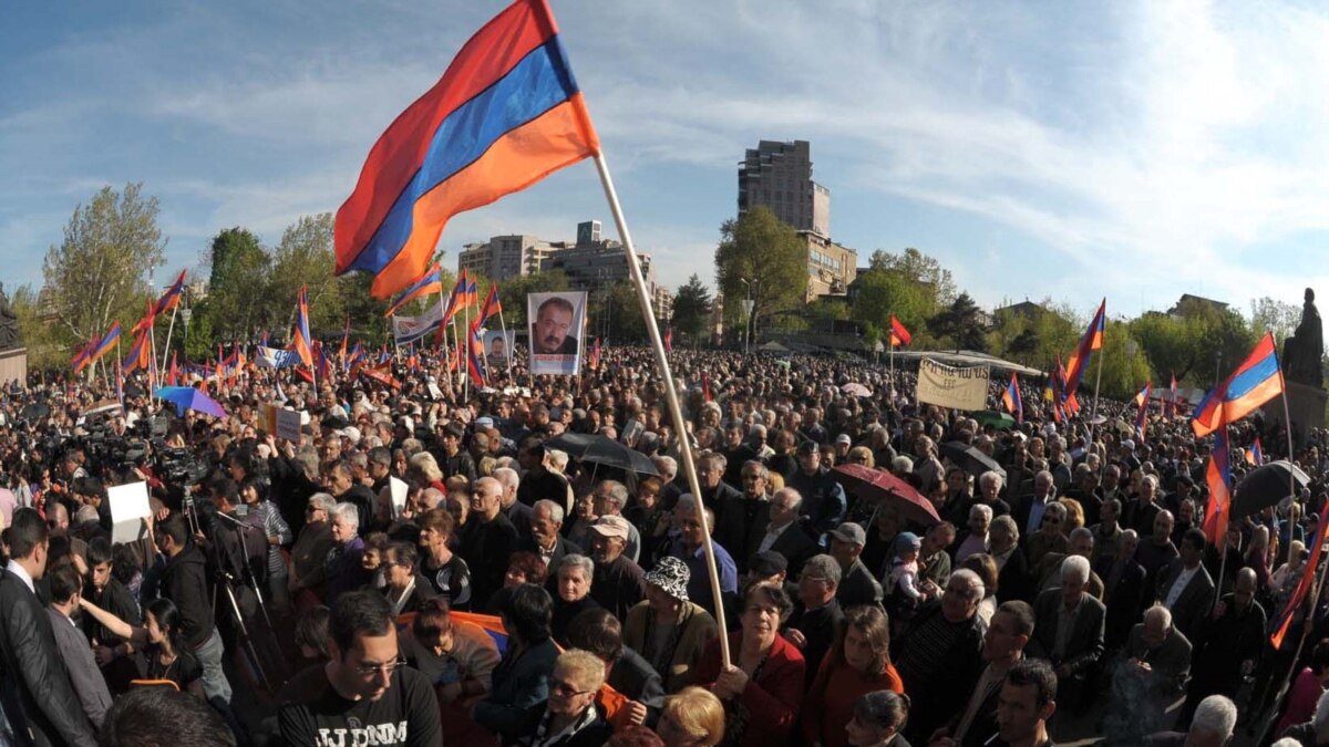 Thousands Demonstrate In Armenia's Capital