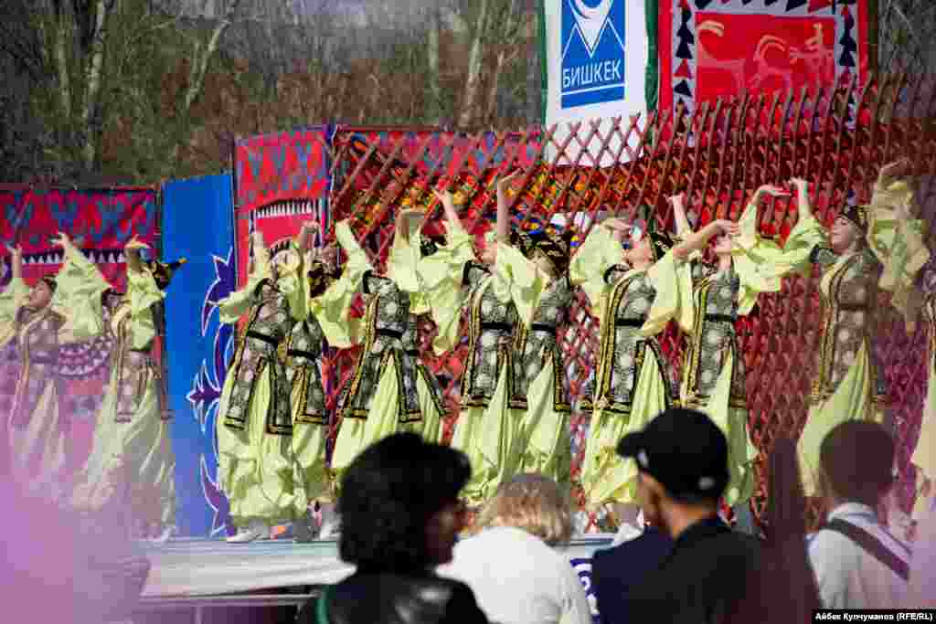 Празднование в Бишкеке.