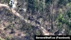 Уничтоженная российская военная техника в Луганской области, 12 мая 2022 года
