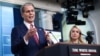 US Treasury Secretary Scott Bessent speaks during a press briefing at the White House on April 15 where he announced the end of a "general license" for Russian oil that was already in transit before mid-March.