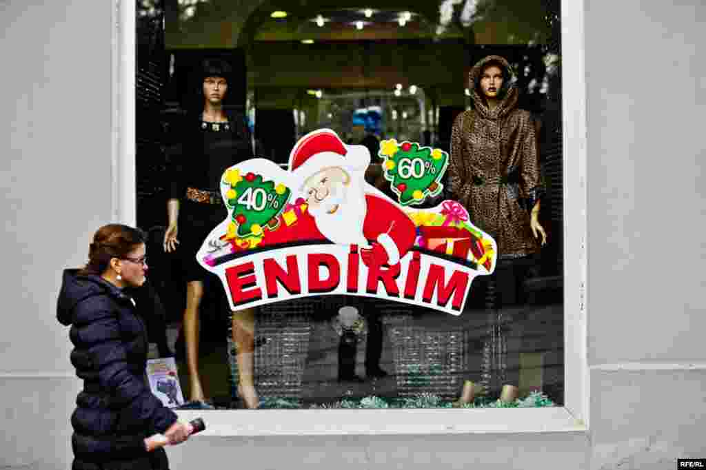 Yeni il üçün bəzənmiş Bakıdan fotolar #8