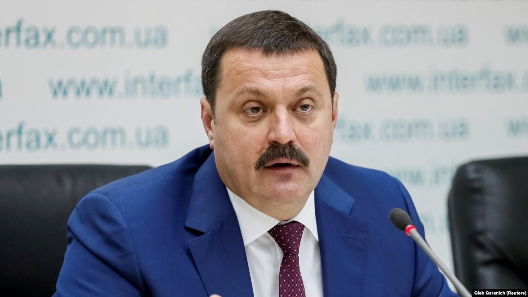 U.S. Secretary of State Mike Pompeo said all the sanction targets were "part of a Russia-linked foreign intelligence network associated with Andriy Derkach," a Ukrainian lawmaker (pictured).