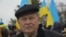 Петр Вольвач на проукраинском митинге в Крыму, 26 февраля 2014 года