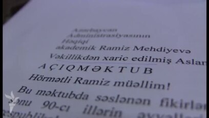 'Ramiz Mehdiyev istefa versin, mən də...'