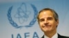 International Atomic Energy Agency (IAEA) Director General Rafael Mariano Grossi addresses the media after a board of governors meeting at the IAEA headquarters in Vienna, June 15, 2020