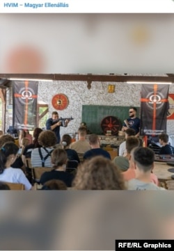 Paravojna obuka članova mađarske desničarske organizacije "64 županije", novembar 2025. (Telegram screenshot)