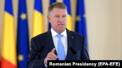 Romanian President Klaus Iohannis (file photo)