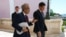 Portuguese Foreign Minister Paulo Rangel (left) and US Secretary of State Marco Rubio leave after their joint press conference and meeting in Lisbon on October 8. 