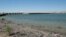 Кокаральская плотина. Казахстанская территория Аральского моря. 