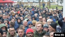 Protesti rudara i radnika Rudnika i Termoelektrane Ugljevik, 16. januar 