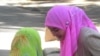 Tajikistan -- Women wearing hijabs