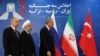 Президенты России, Ирана и Турции на саммите в Тегеране, 7 сентября 2018 года