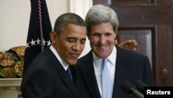 Barack Obama i John Kerry