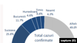 Total cazuri confirmate 6.633 (2.155)