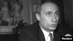 Vladimir Putin shortly after he was appointed first deputy mayor of St. Petersburg in 1995, at a time when he was just "a nobody" according to entrepreneur Maksim Freidzon. 