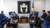 Kryeministri i Kosovës, Ramush Haradinaj në takim me anëtarë të Listës Serbe.