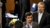 علی لاریجانی، پشت سر محمود احمدی نژاد