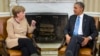 Меркель и Обама на переговорах в Вашингтоне