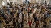 Worshippers offer Jummat-ul-Vida prayers on the last Friday ahead of the Eid al-Fitr festival which marks the end of the Muslim holy month of Ramadan at a mosque in Islamabad on May 22.