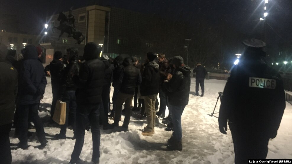 Protesta në Prishtinë