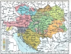 Етнографічна карта Австро-Угорщини
