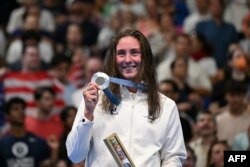 Anastasiia Kirpichnikova, care a trecut de la a reprezenta Rusia la Franța în 2023, a câștigat pe 31 iulie medalia de argint la proba 1500m liber.