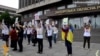 Запорізька «Жіноча сотня» провела флешмоб єдності України