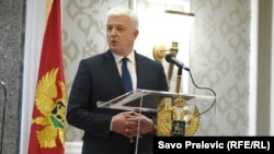 Montenegrin Prime Minister Dusko Markovic said in Podgorica on February 14 that those warning of unrest "in Montenegro or outside of it should keep their hands off Montenegro."