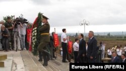 Dmitri Rogozin la Chițcani, Tiraspol, 22 August 2014.