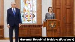 Մոլդովայի նախագահ Մայա Սանդու և վարչապետ  Ալեքսանդր Մունտյանու, արխիվ