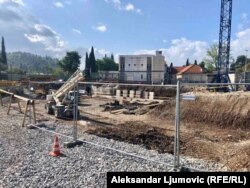 Današnji izgled lokacije na kojoj će se graditi novi kompleks ambasade SAD u Podgorici