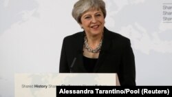 Baş nazir Theresa May sentyabrın 22-də Florensiyada çıxış edib