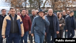 Armenia - Prime Minister Nikol Pashinian and senior members of his Civil Contract visit the Armavir region, February 28, 2026.