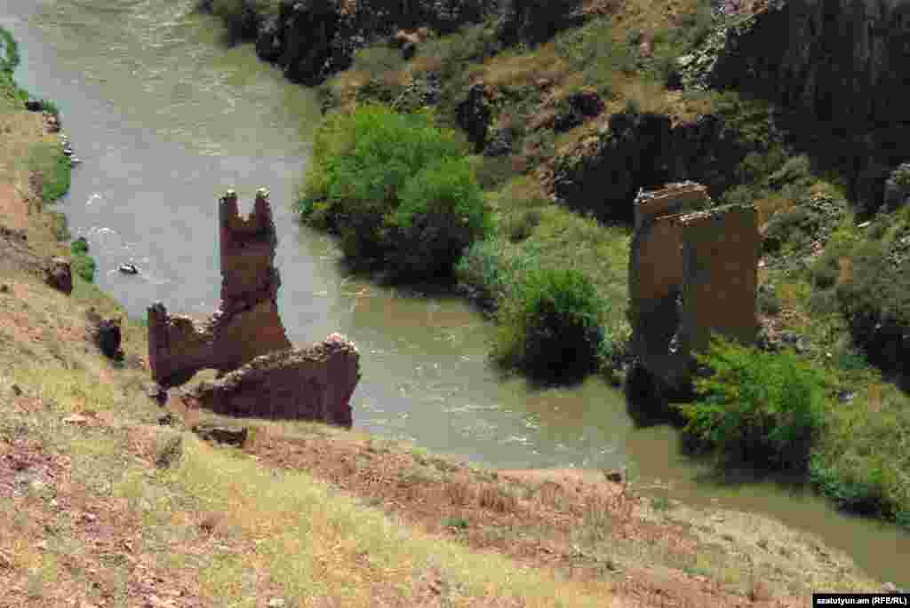 The ruins of Ani, the capital of a medieval Armenian kingdom. Ani is located in Turkey's northeastern Kars region, less than 1 kilometer from modern-day Armenia. All photographs courtesy of azatutyun.am